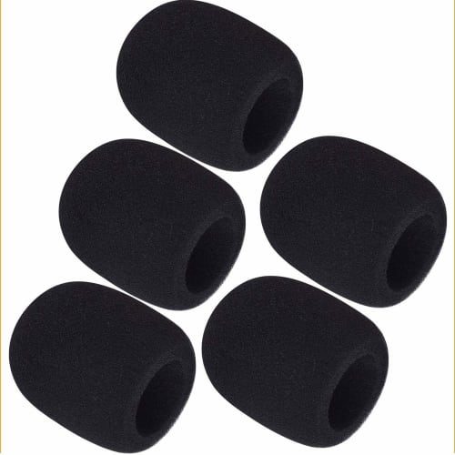 ZOYUBS Microphone Sponge Windproof Cover, High-Density Microphone Sponge, Thick Sponge Microphone Windscreen, Nick Filter Sponge Cover, Sponge Cotton