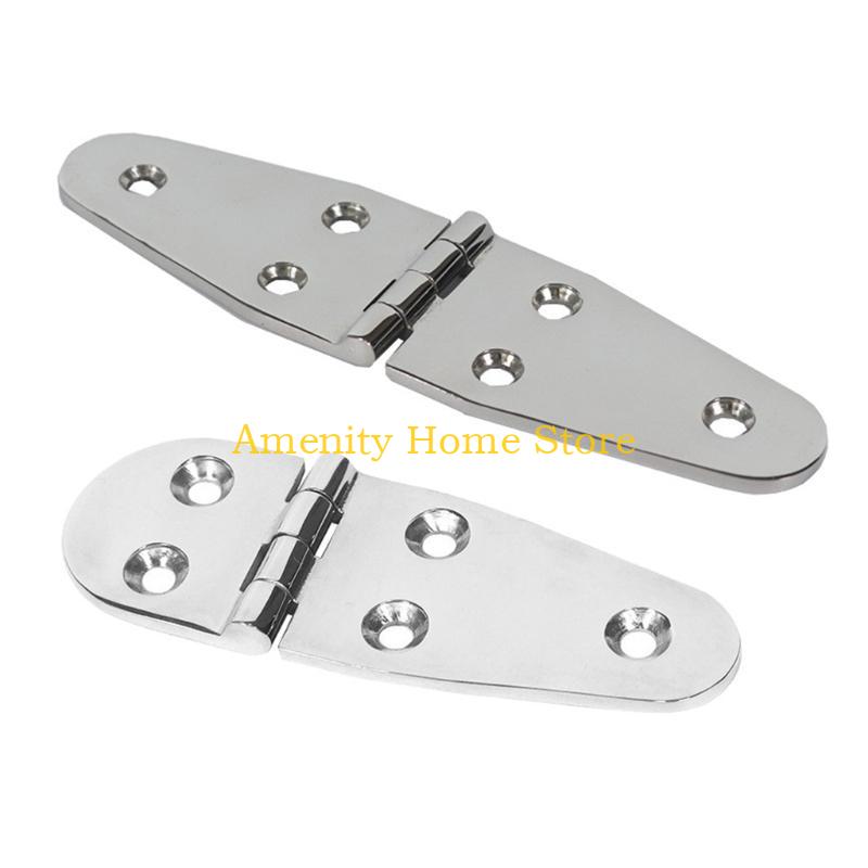 F26C Upgraded Hardware Mount Door Hinge Stainless Heavy Duty Boat Hinge Steel Cabinet Deck Stainless Hinge Marine Garage