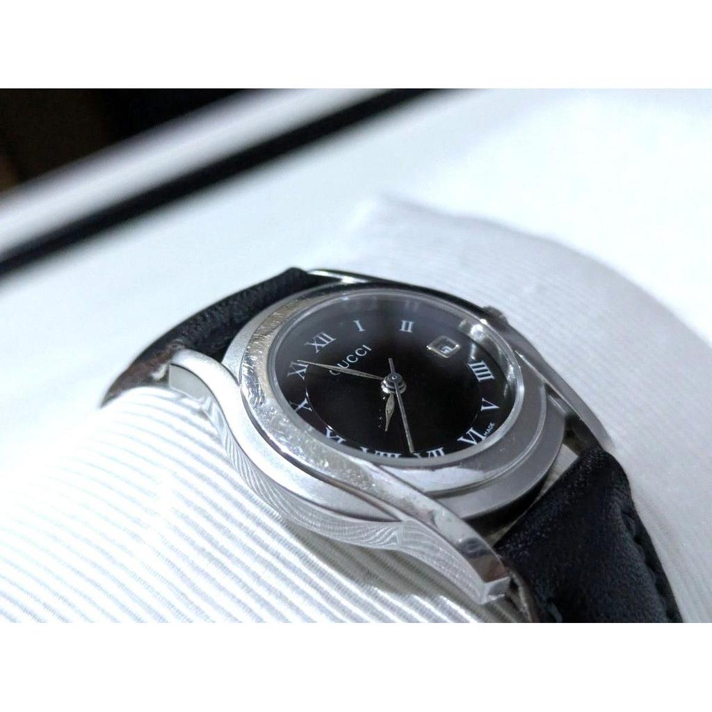 Used GUCCI Gucci 5500L watch date quartz black working item