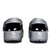Crocs Classic clog 811 made starry sky angel wings dream ink splashing feeling gift box set hole shoes unisex black and silver