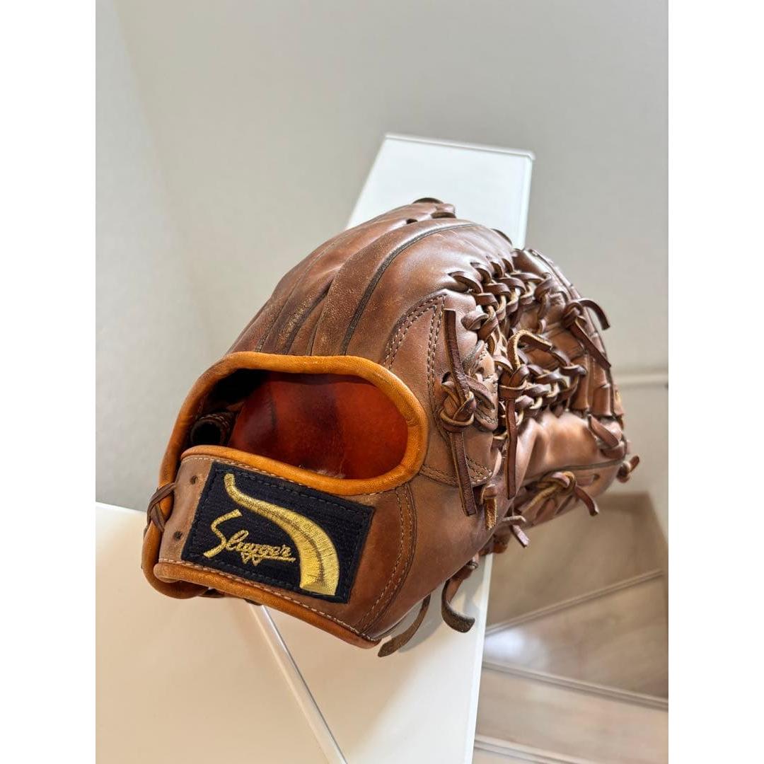 Used Baseball glove outfield hardball right Kubota Slugger