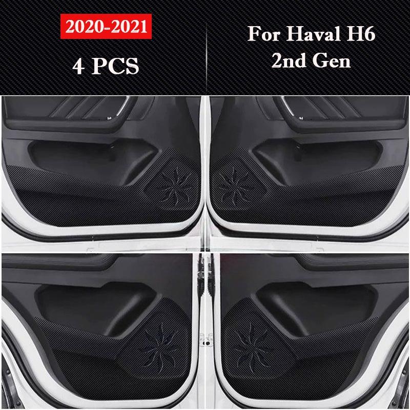 For Haval H6 2nd 3th Gen 2017-2026 Car Door Anti Kick Pad Glove Box Protect Sticker Scratch Resistant Film Interior Accessories