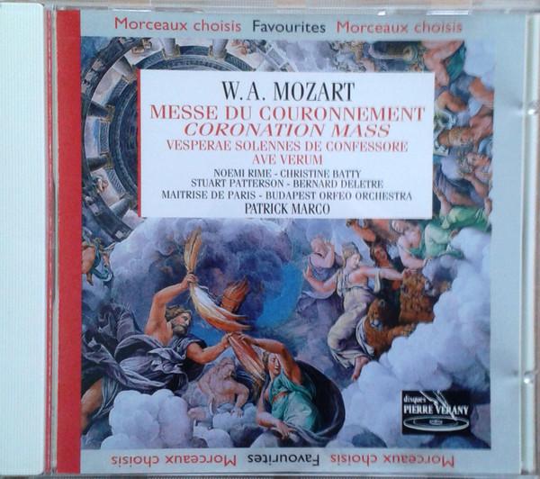 

CD WOLFGANG AMADEUS MOZART - NOÉMI RIM - Messe Du Couronnement K.317 PV730058 Disques Pierre 1995 France Classical Used