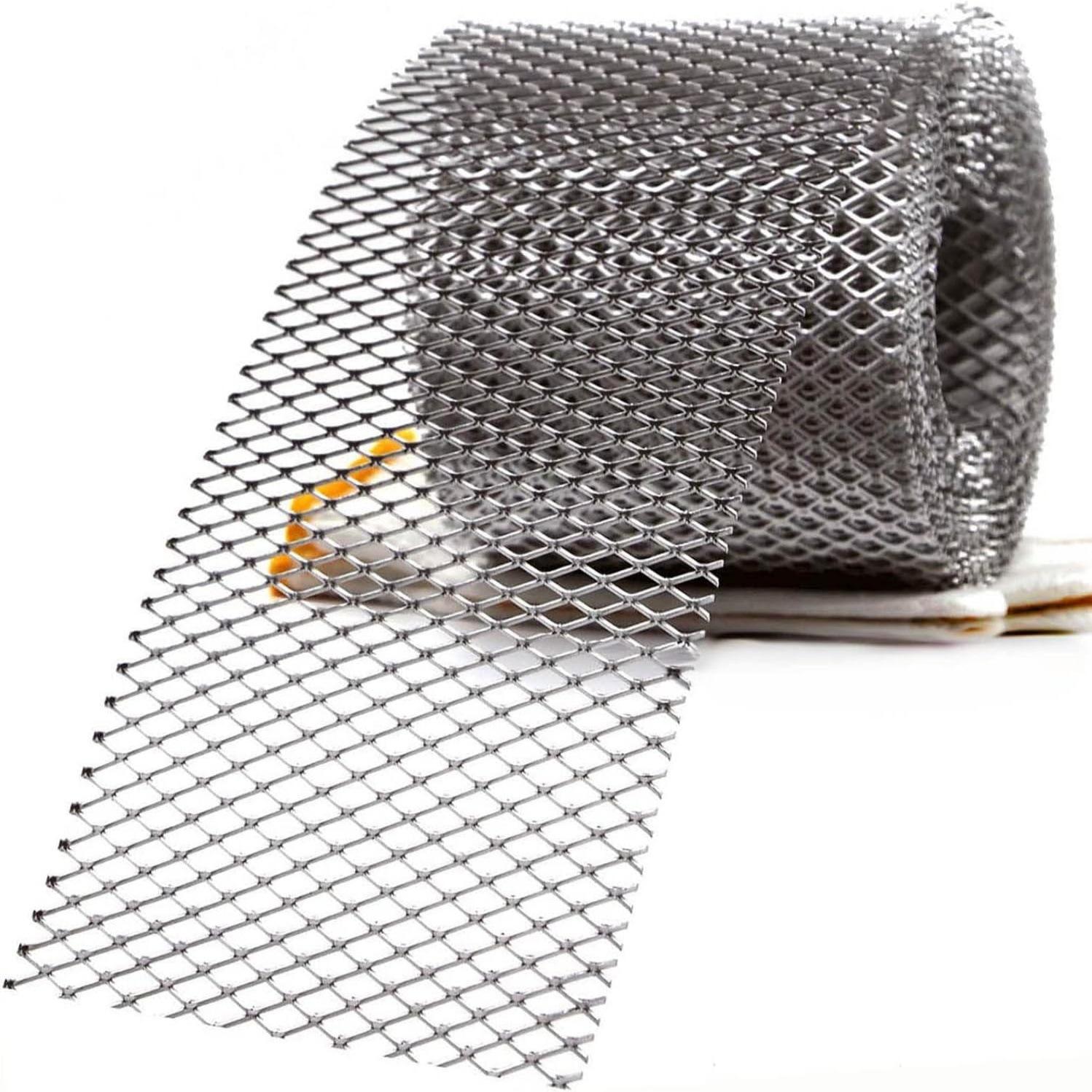 

1Pc Aluminum Gutter Guard Pipe Strainer Mesh Cover Net For Gutters Mesh Guards Leaf Debris Mud Trap Drain Pipe Cover Protector 12.7cmx6m