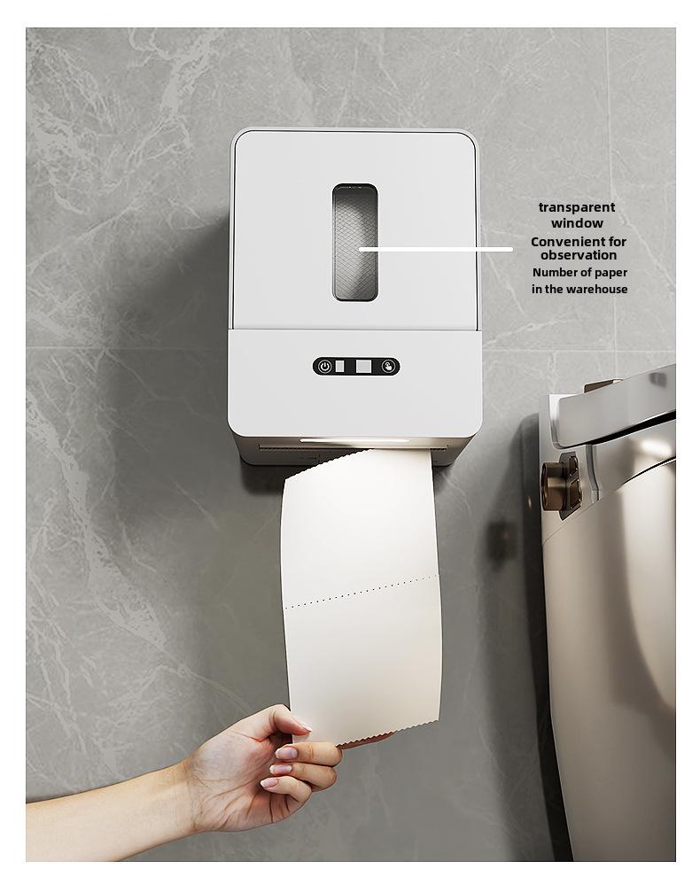 Smart Wall-Mounted Automatic Toilet Paper Dispenser