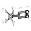 Heavy Duty TV Wall Mount Bracket Retractable Vesa Mount Holder for 14-37Inch TV for Living Room Bedroom