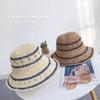 Straw hat female sunshade sunscreen big eaves ins small fresh spring and summer travel beach vacation sweet Mori versatile display