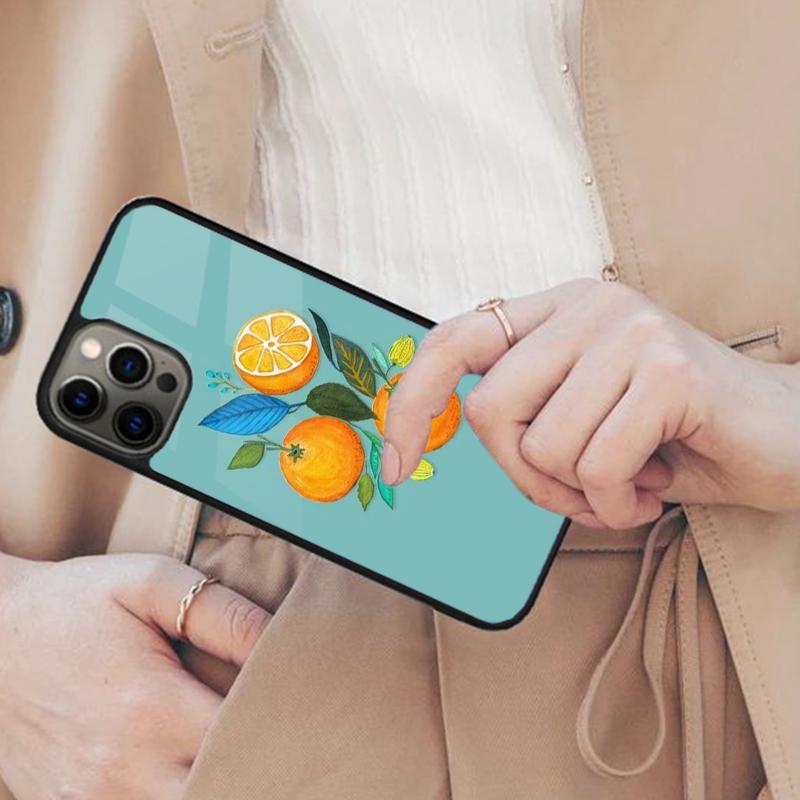 

Summer Fruit Orange Magnetic Phone Case For APPLE iPhone 17 Air 16 14 13 12 Pro Max 15 Plus Wireless Charge With MagSafe Cover iPhone 13mini
