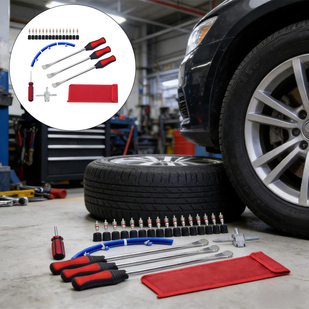 Sale Newest 39PCS Tire Pry Tool Kit For Repairing And Replacing Tires On Motorcycles Replacement Car Accessories