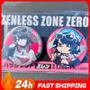 Zenless Zone Zero Periféricos de Jogo Tubarão Fofo Ellen Joe Figura Emblema Ellen Joe Figura de Pin Decoração Coleção Brinquedos Presentes