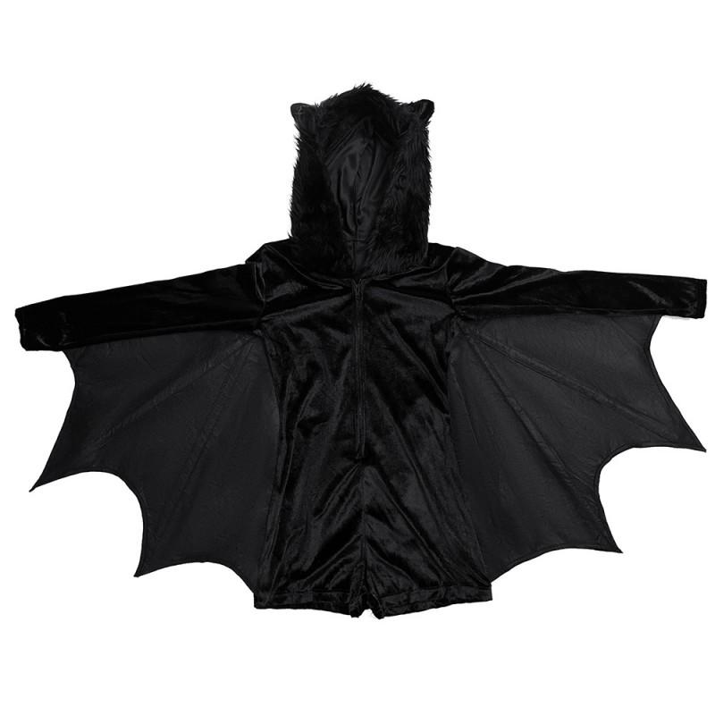 Familien-Passendes Halloween Schwarzer Fledermaus-Strampler Cosplay-Kostüm Bühnenauftritt Rollenspiel-Outfit