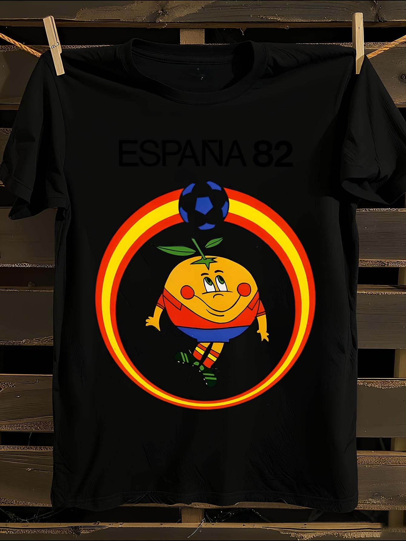 Vintage Tshirt Vintage 1982 Spain Football Tshirt XL