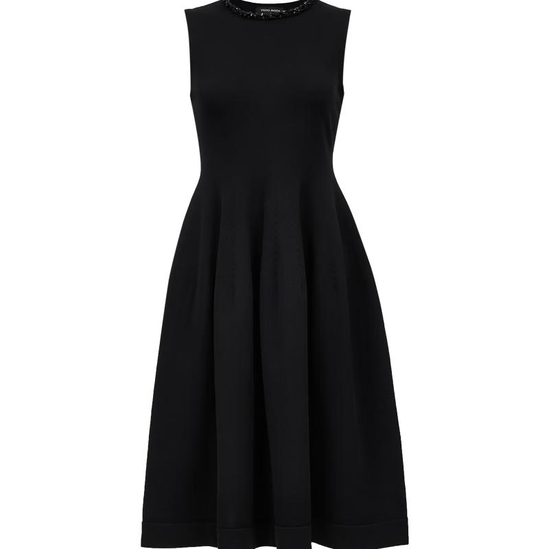 

VEROMODA 2025 Autumn Beaded Sleeveless A-line Midi Dress L