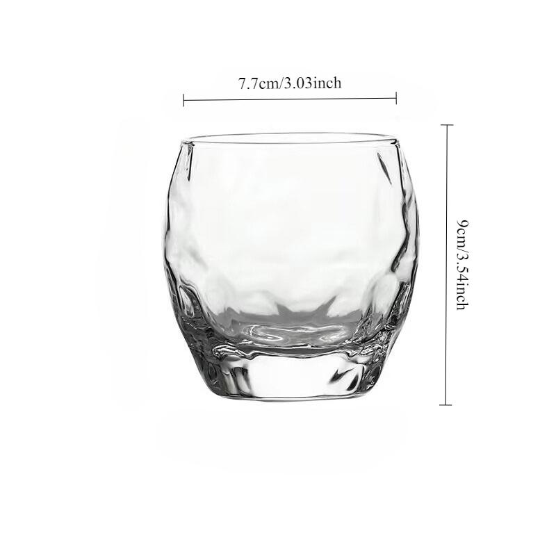 Vintage Foreign Wine Glass Classic Engraved Whiskey Glass Transparent Coffee Mug Water Cups Bar Light Luxury Drinking Glasses 1pcs