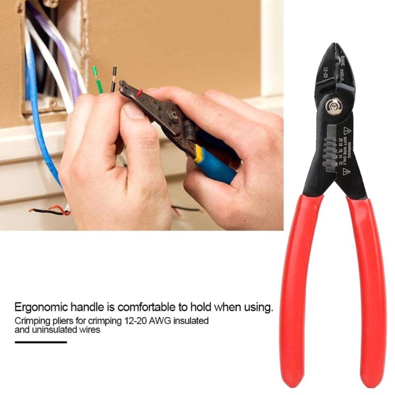 Wire Stripper Tool Multitool Pliers 4 in 1 Stripping Cutter Crimping Cable Wire Cutter Electrician Repair Tool
