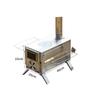 ZISIZ Portable Camping Tent Wood Stove