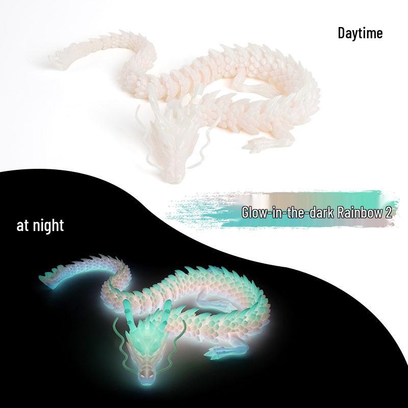 3D Printed Chinese Dragon Egg Ornament Toy Figurine Gift Craft