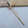 New Punk Metal Sword Hairpin Chinese Simple Hair Sticks for Women Diy Hairstyle Design Tools Accessories Dropshipping