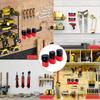 Tool Holders and Battery Holder Compatible Milwaukee M12 12V Wall Mount Hanger Battery Drill Tool Storage for Shelf Work Van Too