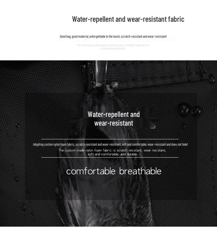 Haoshuai Herren Multifunktionale Outdoor Crossbody- und Hüfttasche