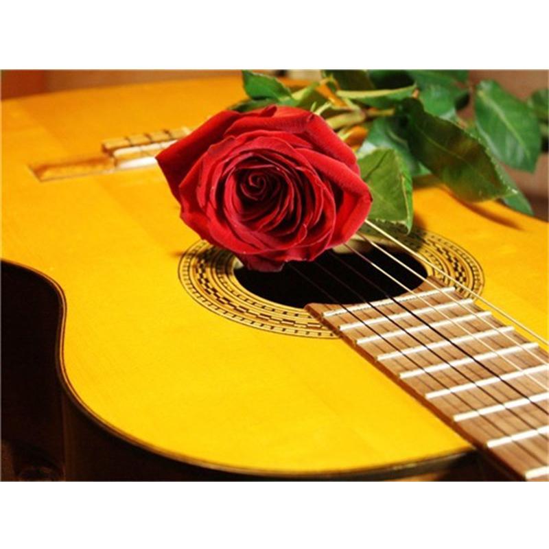 

5d Алмазная картина DIY Пейзаж Велосипед Полный круглый Алмазная вышивка Распродажа Цветок ручной работы Подарок Домашний декор Full Round 20x30CM