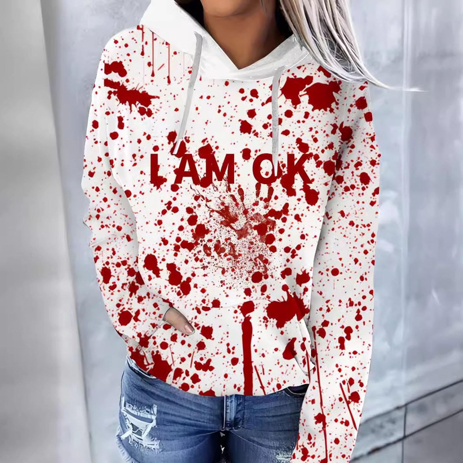 

Толстовка с капюшоном на Хэллоуин, свободный и универсальный пуловер, женские повседневные толстовки с принтом 3D, sudaderas mujer moletom feminino 8XL