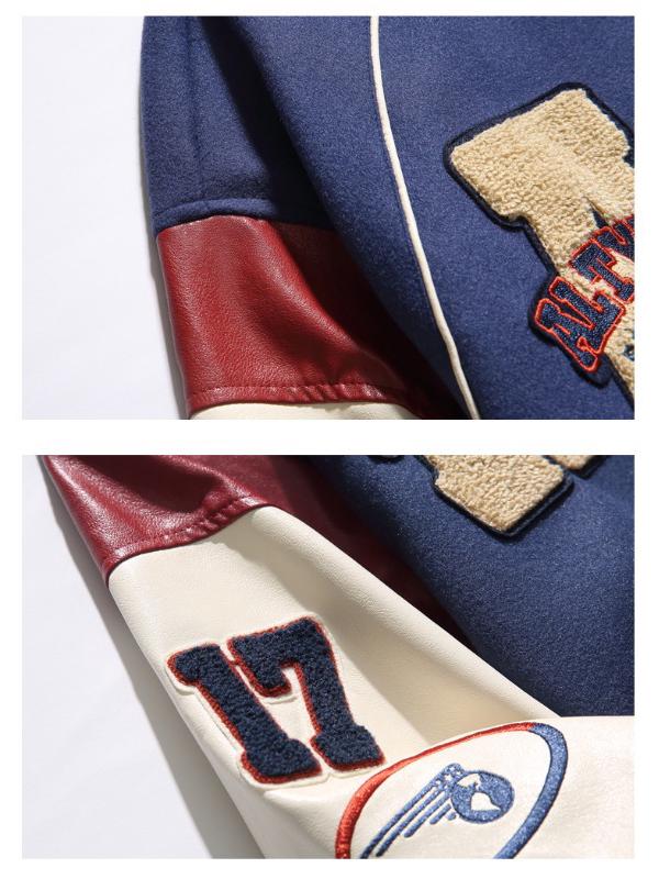 Men's Hip-Hop Embroidered Spring Jacket: Trendy Baseball Style