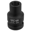 JCB Impact Socket 1/2" 10mm 6-Point Cr-Mo Socket Wrench