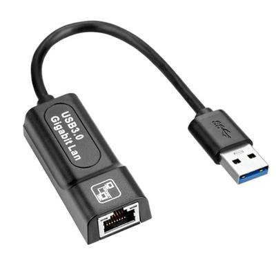 USB Ethernet Adapter USB 3.0 1000Mbps Gigabit Lan Network Converter for Work from Home