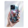 Uśmiechnięta Salamandra Przezroczyste Etui Na Telefon Dla Iphone 17 Air 16 Pro Max 15 Pro 14 Plus 17E 16E 11 13 12 Mini Etui Pokrowce Fundas Cell TP
