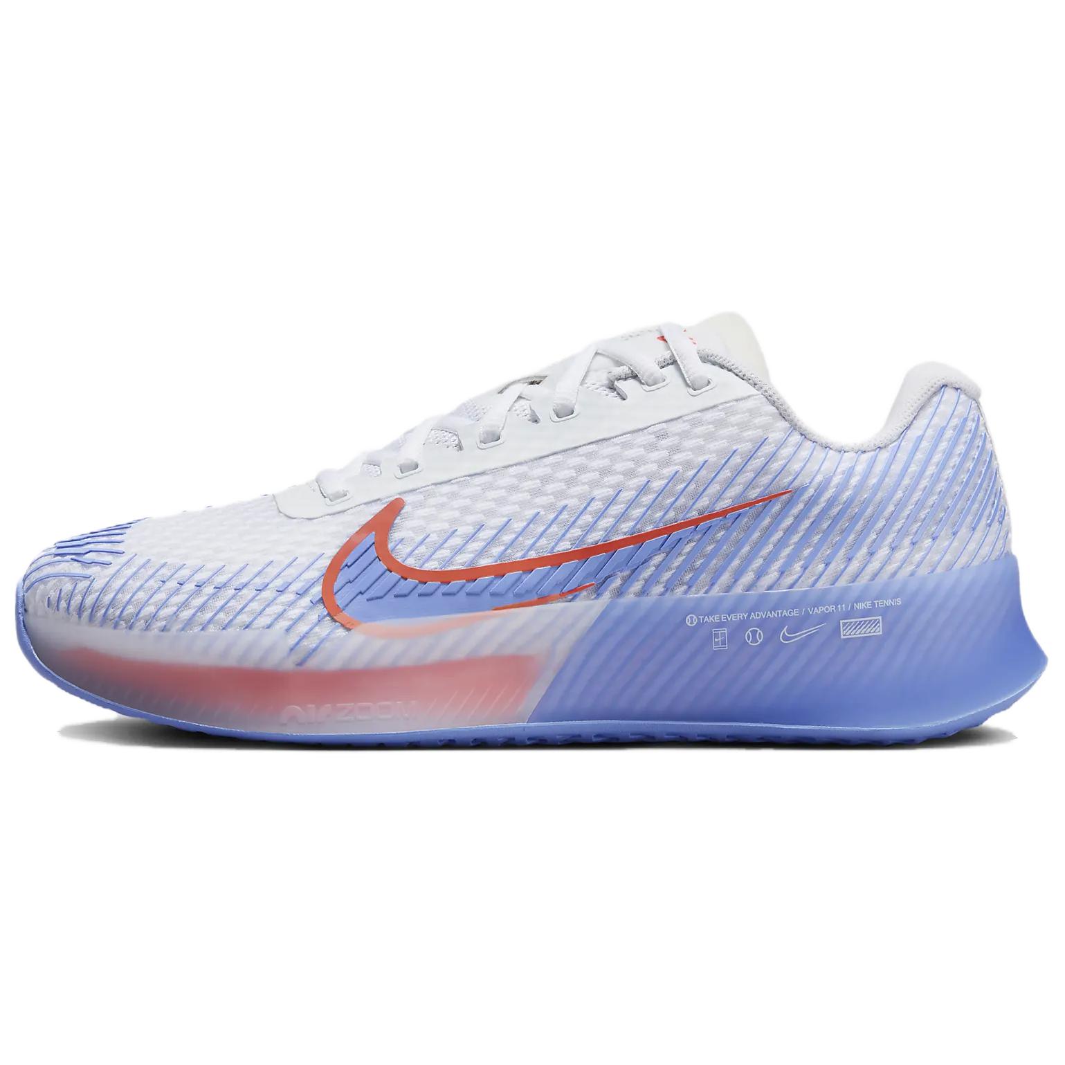 

NikeCourt Air Zoom Vapor 11 HC Royal Pulse Light Wild Mango Women Sneakers Blue White DR6965-106 36
