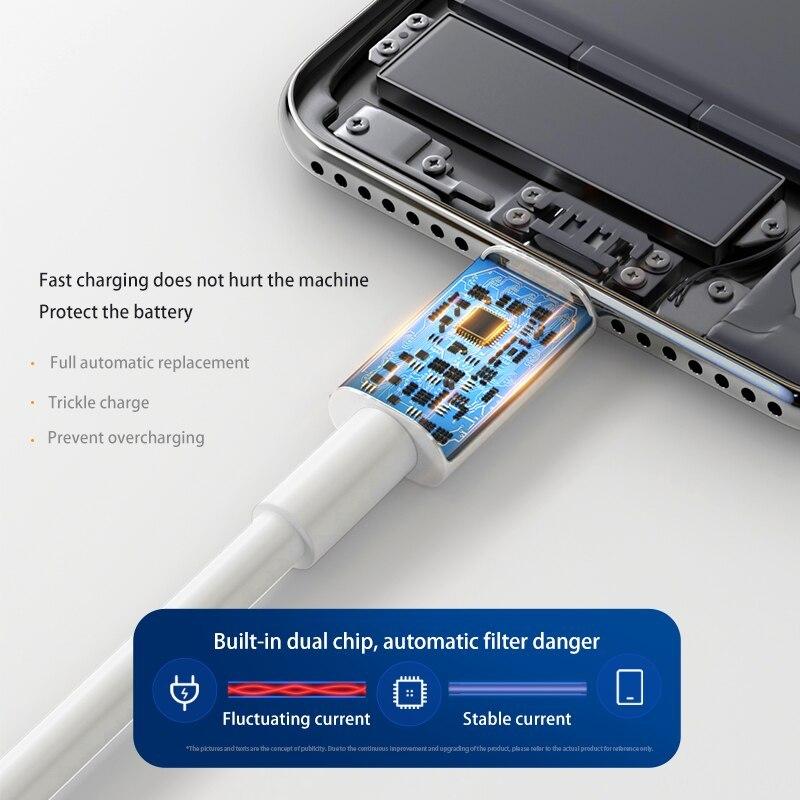 Câble USB Type C 66 W 6 A pour charge rapide, compatible avec Xiaomi Redmi POCO Huawei Honor OPPO VIVO