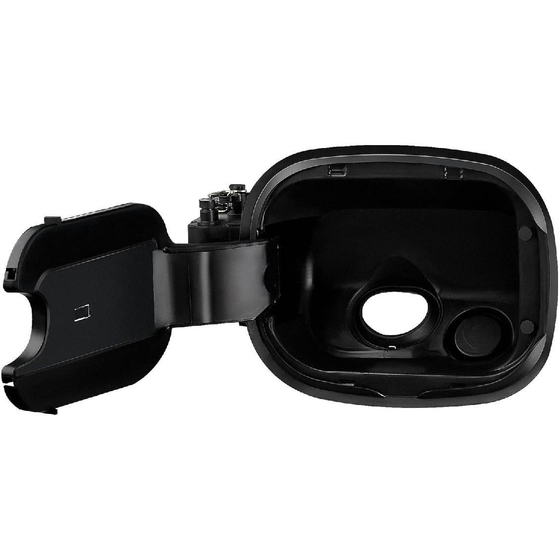 Black Fuel Door Tank Filler Pipe Housing Compatible with -2024 Chevrolet Silverado 1500 (with 5 8  Bed), Only for Gas Models, Only Fits for Fuel Tank