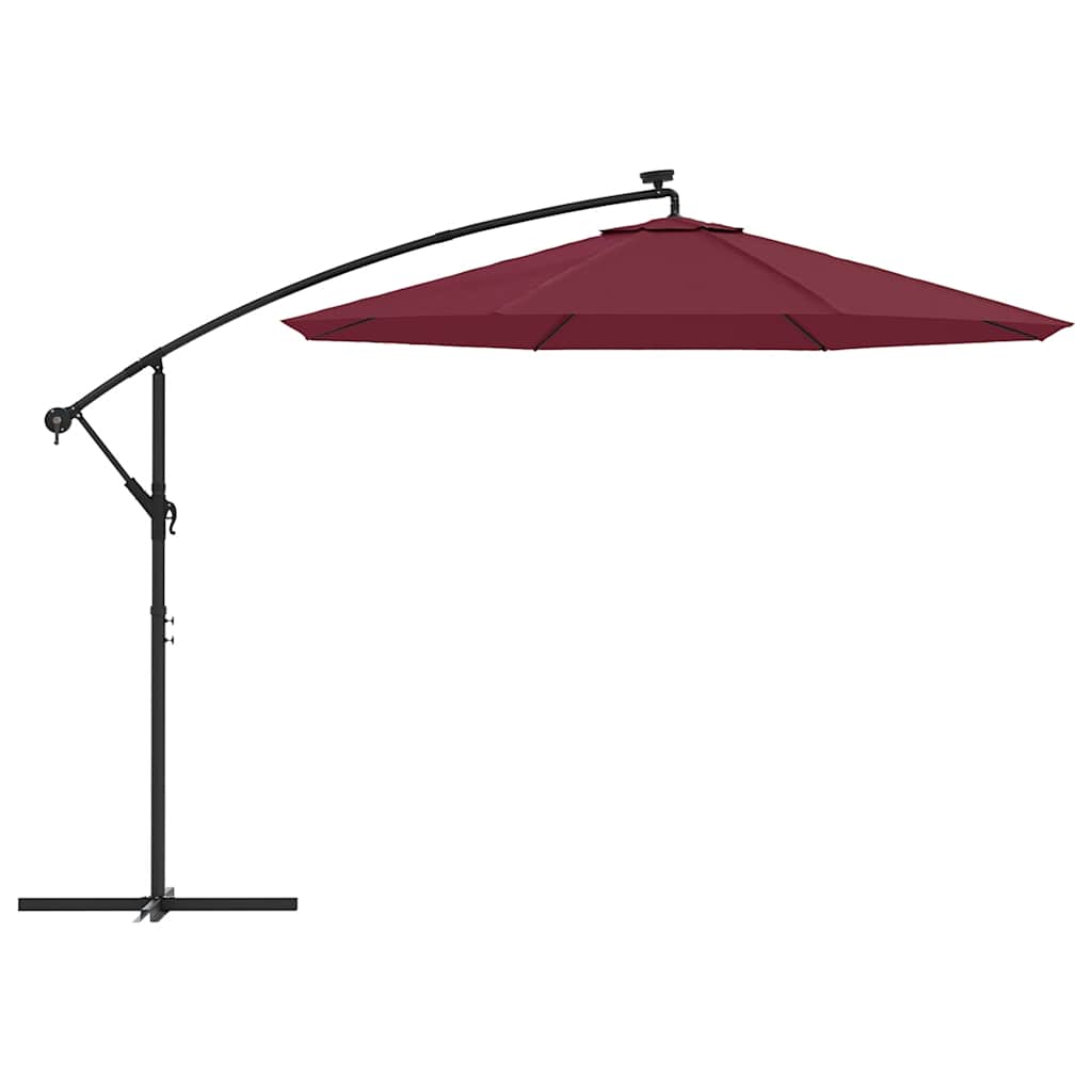 Vidaxl Replacement Cover for Garden Umbrella, Burgundy, 300 Cm