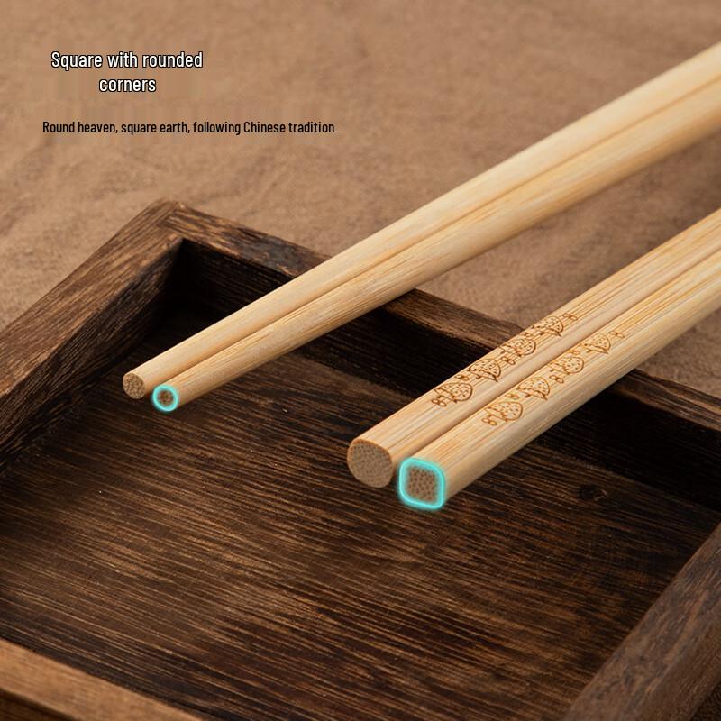 Cartoon Natural Nan Bamboo Chopsticks