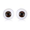 1Pair 20/22/24 Mm Realistic Half Round Hollow Back Fake Eyes Eyeballs Reborn Doll Baby DIY Mask Doll Bear Animal Making Doll Toy