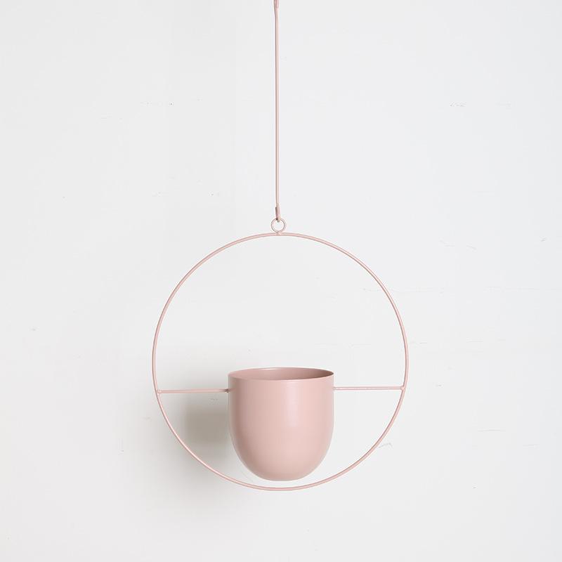 Metal Hanging FlowerPot Plant Hanger Chain Iron Aerial FlowerPot Plant Basket Holder Swinging Flower Pot Home Balcony Decoration