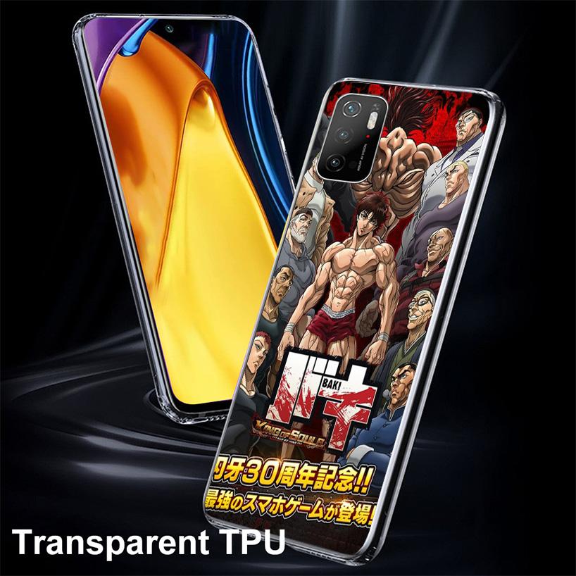 Baki the Grappler Original Anime Phone Case For Xiaomi Poco X7 X6 X5 Pro F7 Ultra Redmi 15C 15 13C 13 12C 12 10 10A 10C 9 9A 9C