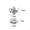 1/6 1/12 Dollhouse Mini Coffee Pot Cup Kitchen Appliance Scenes Miniature Teapot Model Simulation