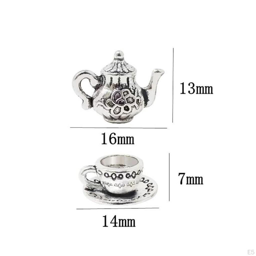 1/6 1/12 Dollhouse Mini Coffee Pot Cup Kitchen Appliance Scenes Miniature Teapot Model Simulation