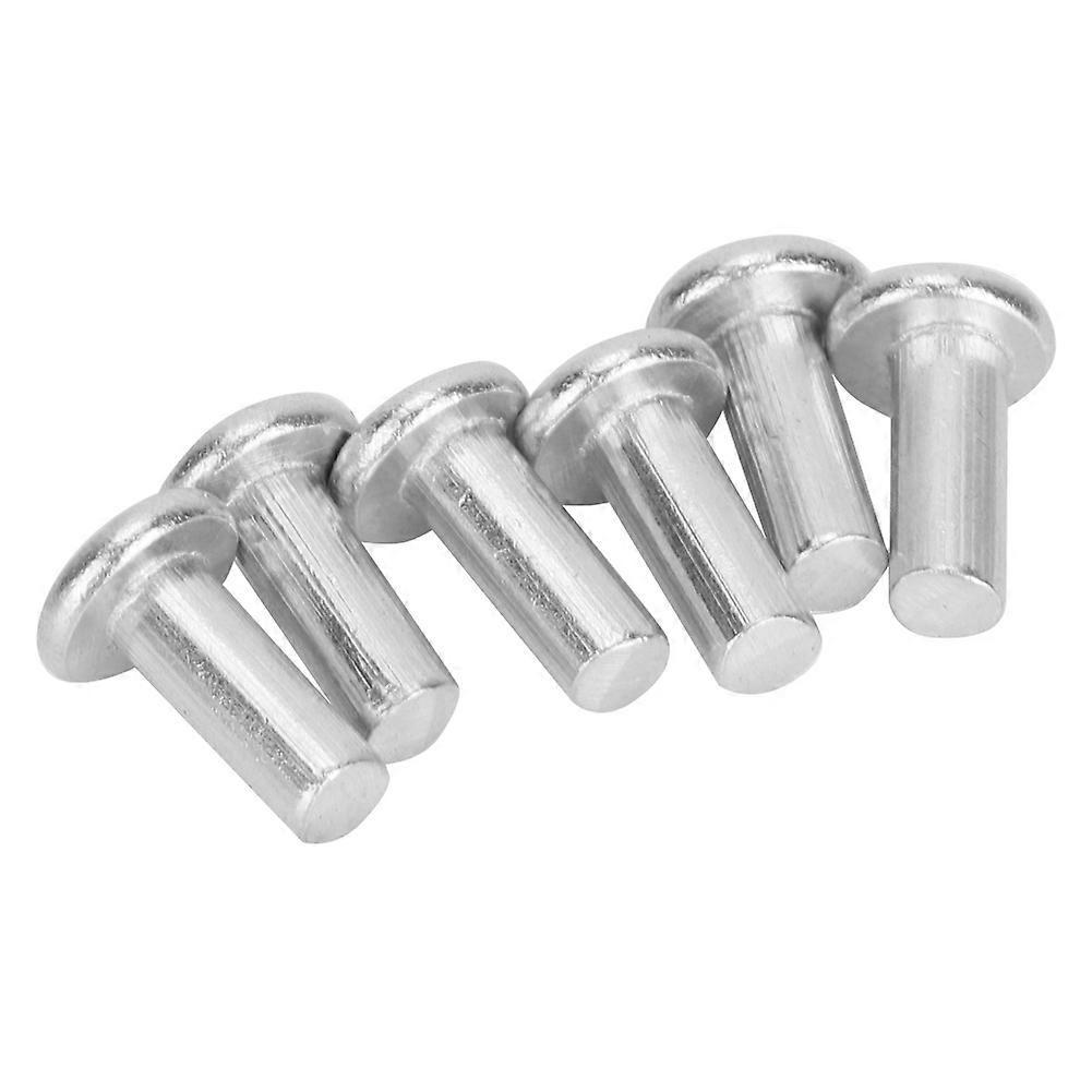 100pcs GB867 M4 Flat Head Aluminum Rivets Flat Head Solid Rivet (M4 * 10)