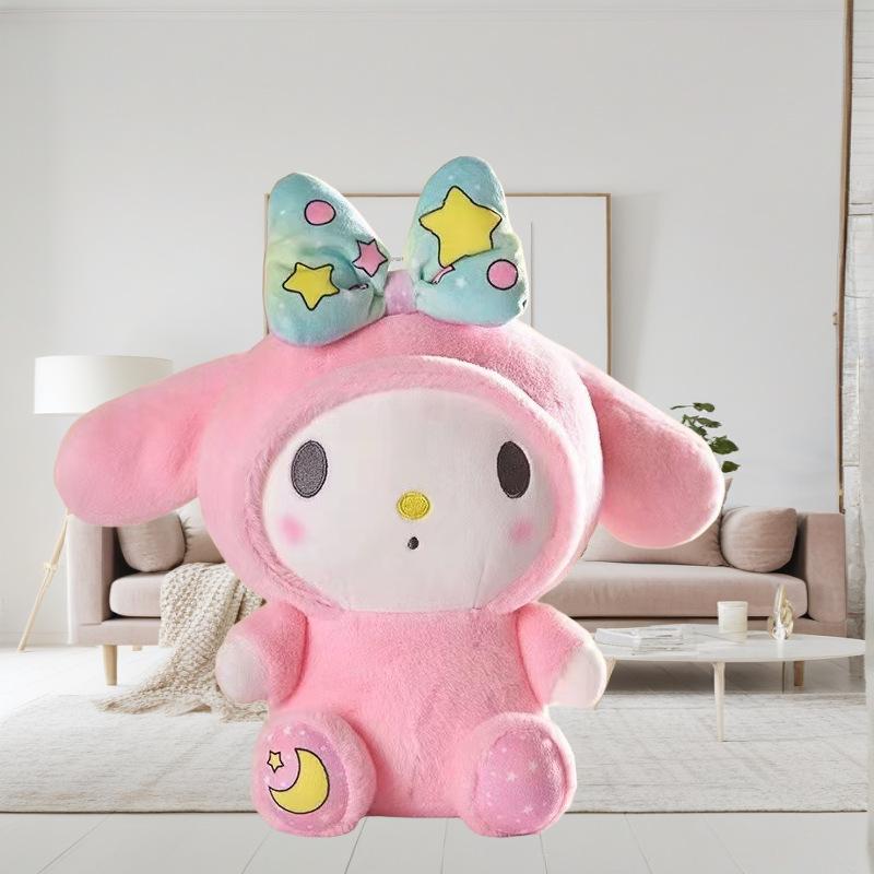 Sanrio Cinnamoroll & Kuromi Plush Dolls - Cute Kitty Toys for Kids