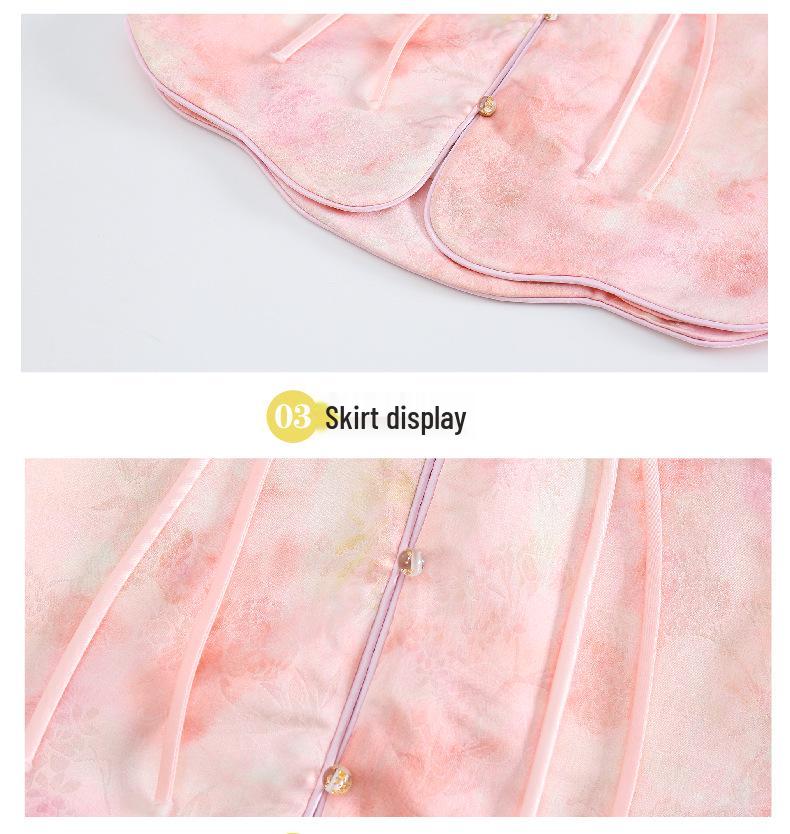 2025 New Autumn Chinese-Style Tang Suit Vest for Baby Girls