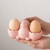 Adorable Rabbit Shape Eggs Cup Soft Boiled Eggs Holder Breakfast Kitchen Cooking Tool for Breakfast and Kitchen Decors