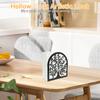 Fristående Pappershållareställ Metall Servetthållare För Kök Matsalsbord Organisation Vertikalt Pappershanddukställ