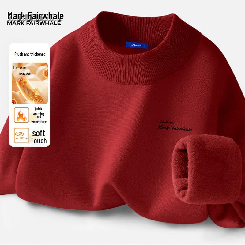 

Mark Fairwhale Men s Winter Plush Mock Neck Sweater L