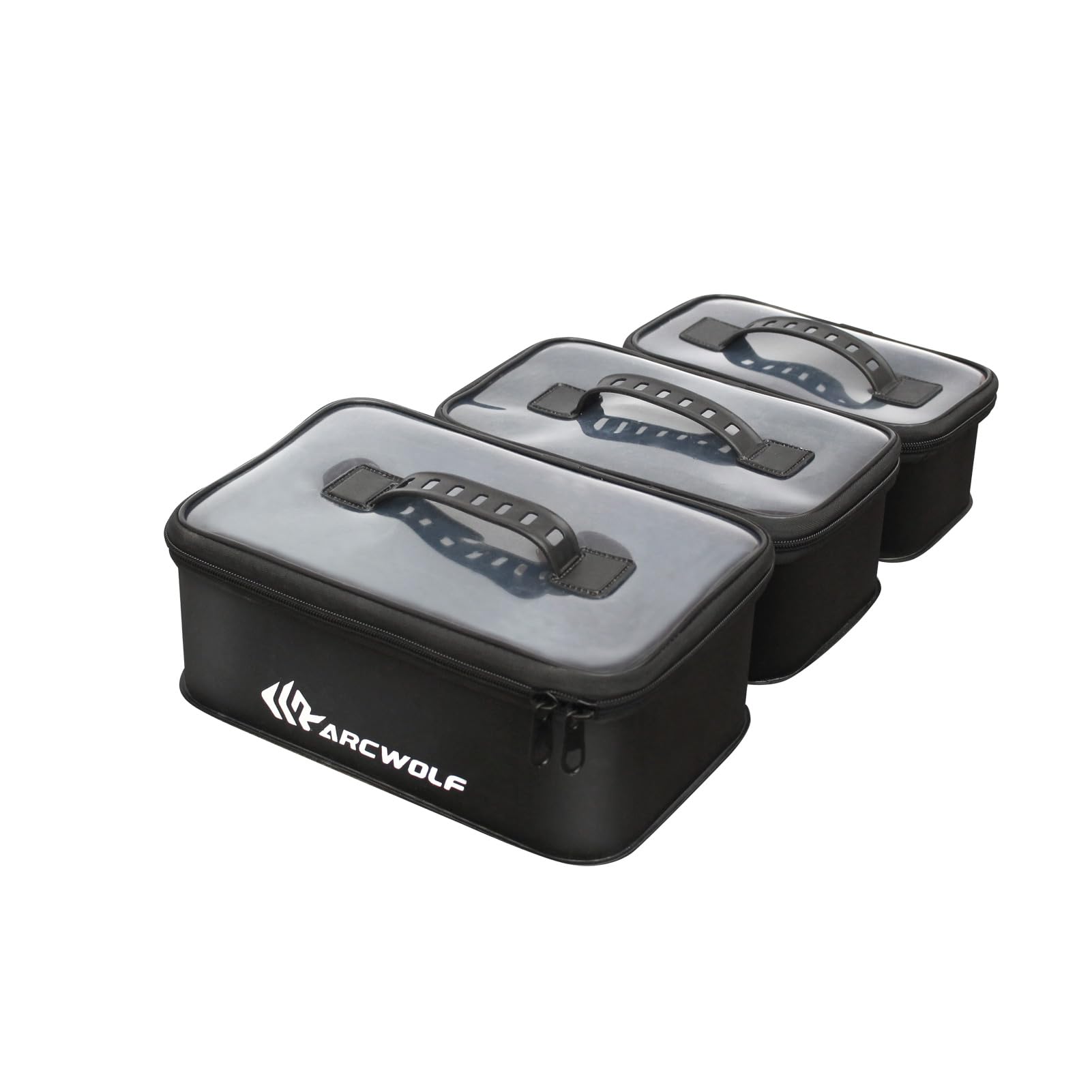 

Set of 3 Mini Tackle Boxes, Tackle Cases, Lure Cases, with Clear Lids, Multifunctional Fishing Gear, Fishing Cases, Fishing Storage Boxes, Tackle