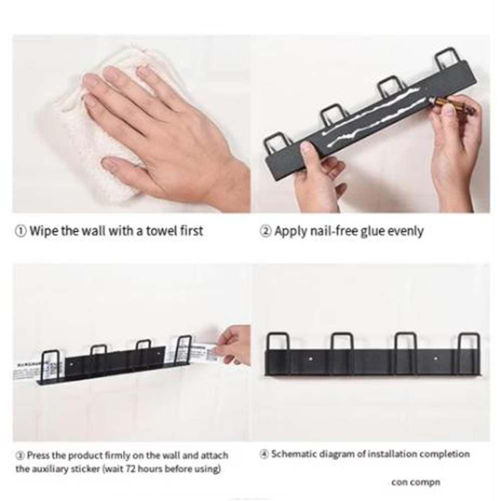 No Drilling Coffee Cups Holder Metal Cup Holder Multifunctional Cup Storage Rack  Kitchen