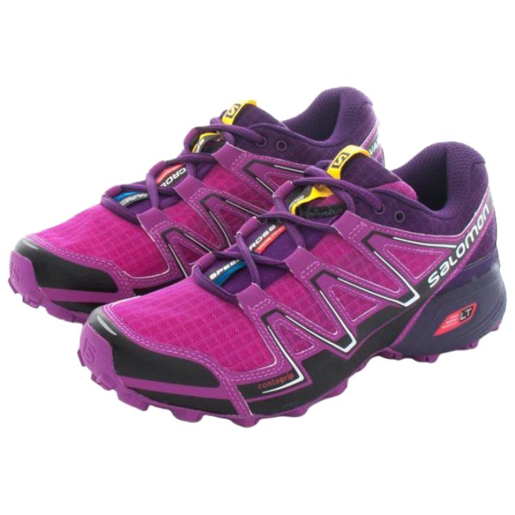 Salomon Speedcross Vario Soft Comfortable Low-Top Hiking Shoes Women Hiking Shoes Purple 383106