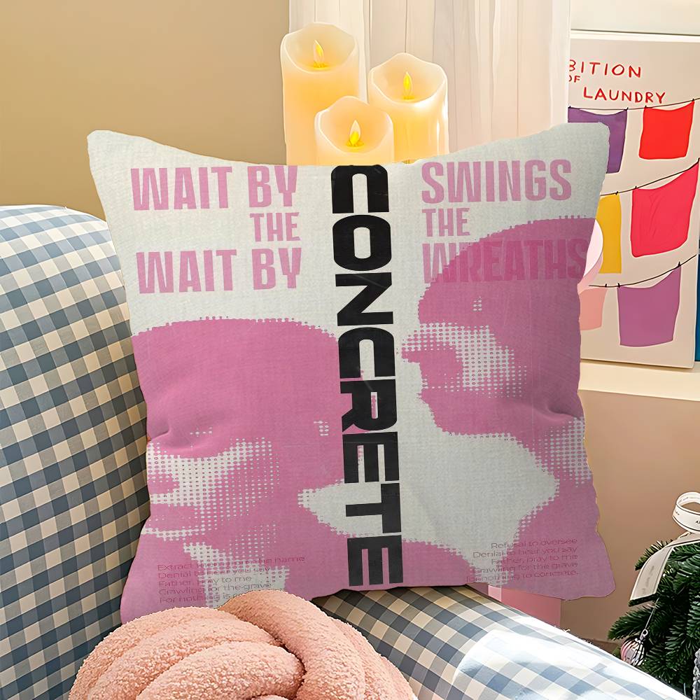C-Crystal C-Castles Band Pillowcase toon Gift Cushion Cover Bedroom Home Sofa Chair Seat Decor pillow case